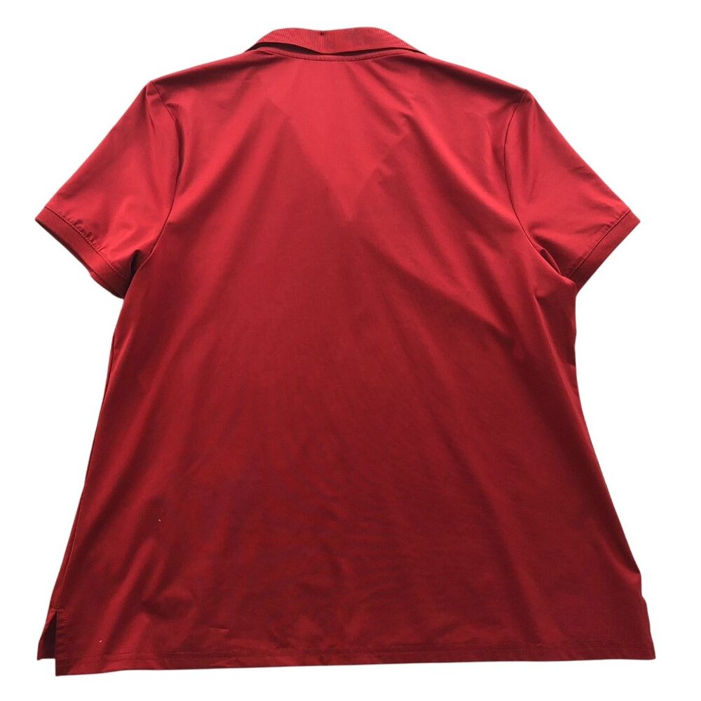 Essentials Women's Polo Shirt Size XL Short Sleeve Classic Red Casual Travel - Picture 2 of 11